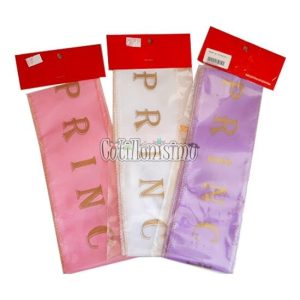 Alternative view of Banda de Princesa 72cm Letras Doradas Colores Surtidos
