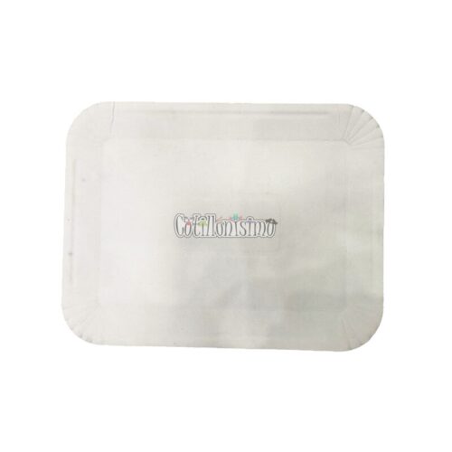 Bandeja Rectangular Nº10 Blanco 28X30 Cm