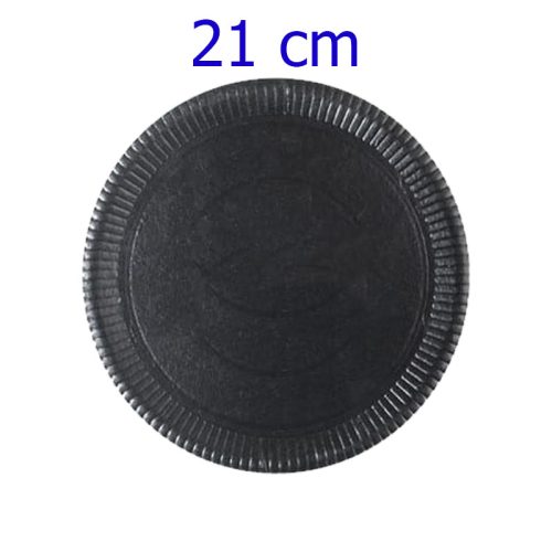 Bandeja Redonda Negra Nº2 21 Cm