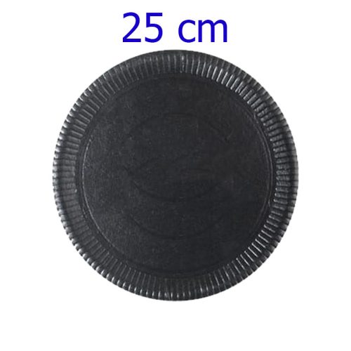 Bandeja Redonda Negro Nº3 25 Cm