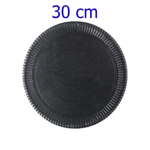 Bandeja Redonda Negra Nº4 30 Cm