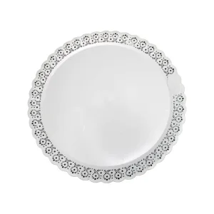 Plato Blonda Redondo Plastico 24 Cm