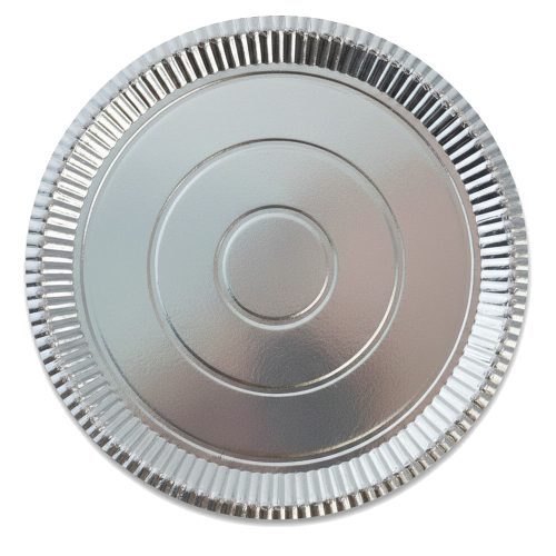 Bandeja Redonda Plateado Nº3 25 Cm
