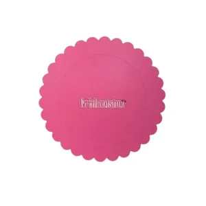 Bandeja Redonda Sol Carton Laminado Rosa 20 cm