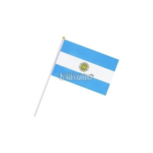 Banderita Argentina De Tela 20 x 14cm x1u