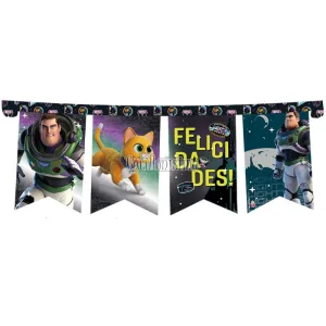 Banderín Buzz Lightyear 3mts - Licencia Oficial