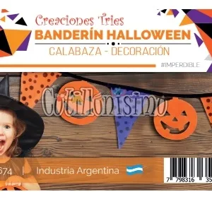 Banderin Calabaza 3 Mts (FRISELINA)