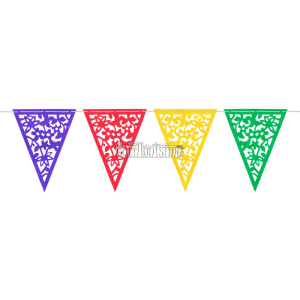 Banderin Calado Multicolor Friselina x3,2 Metros