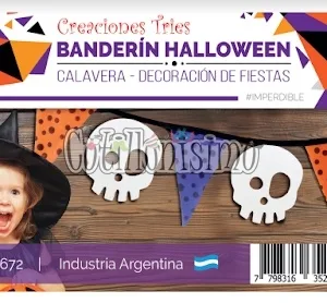 Banderin Calavera 3 Mts (FRISELINA)