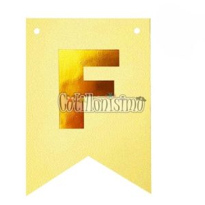 Banderin Feliz Comunion Amarillo
