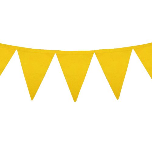 Banderin Liso Color AMARILLO 3 Mts (Friselina)