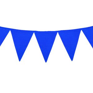 Banderin Liso Color AZUL 3 Mts (Friselina)