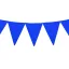 Banderin Liso Color AZUL 3 Mts (Friselina)