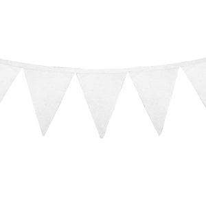 Banderin Liso Color BLANCO 3 Mts (Friselina)