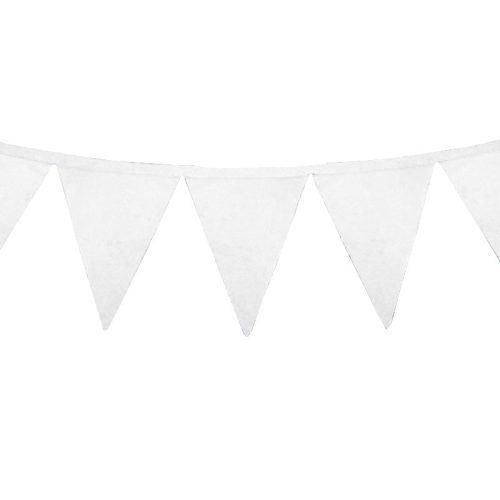 Banderin Liso Color BLANCO 3 Mts (Friselina)