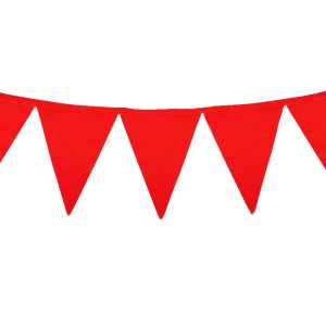 Banderin Liso Color ROJO 3 Mts (Friselina)