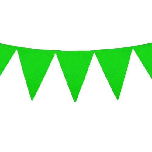 Banderin Liso Color VERDE MANZANA 3 Mts (Friselina)