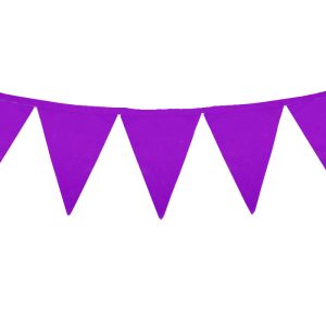 Banderin Liso Color VIOLETA 3 Mts (Friselina)