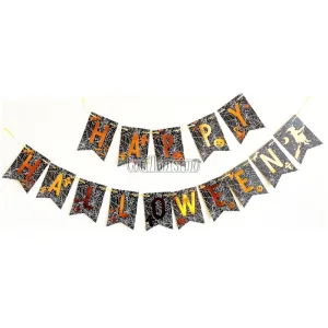 Banderin con Stamping Happy Halloween