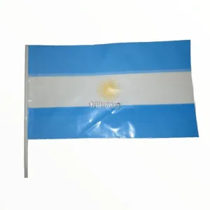 Banderita Argentina Plastico 14 x 24cm