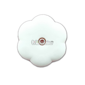 Base para Globos Individual Forma Flor Blanca 8cm