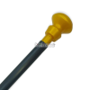 Bastón Caballero con Empuñadura Dorada 80cm