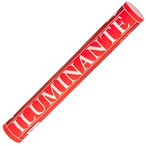 Bengala Iluminante Luz y Humo Color Rojo