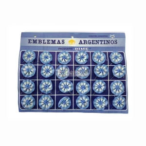 Escarapela Argentina Redonda x1u