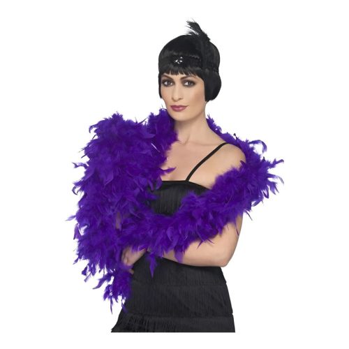 Boa de Plumas Violeta