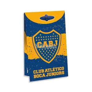 Bolsas de Carton Boca Juniors con Fuelle x8 Unidades
