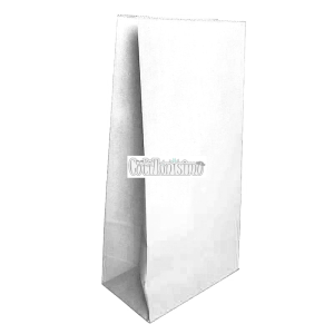 Bolsa Papel Color Blanco 12 x 7 Cm X 24cm x10 Unidades