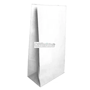 Bolsa Papel Color Blanco 12 x 7 Cm X 24cm x10 Unidades