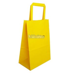 Bolsa Papel AMARILLA con Manija 30 x 12 x 41 Cm