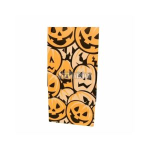 Bolsa Papel Calabaza Halloween Naranja 12 x 7 cm x 24cm x10 Unidades