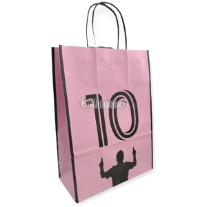 Bolsa Papel Messi Inter Miami con Manija 22 x 10 x 30 Cm