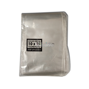 Bolsa Polipropileno 10x15 Cm X100 Unidades