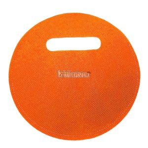 Bolsita Cumpleaños Friselina Redonda Naranja Lisas x10 Unidades