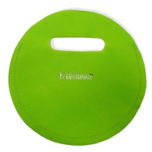 Bolsita Cumpleaños Friselina Redonda Verde Manzana Lisas x10 Unidades