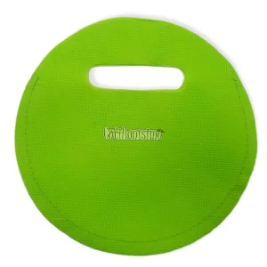 Bolsita Cumpleaños Friselina Redonda Verde Manzana Lisas x10 Unidades