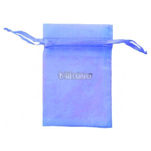 Bolsita de Organza Azul Zafiro 9 cm x 7 cm
