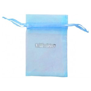 Bolsita de Organza Celeste 9 cm x 7 cm