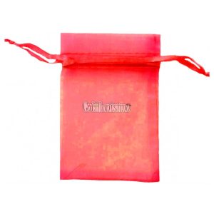 Bolsita de Organza Rojo 9 cm x 7 cm