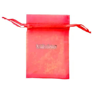 Bolsita de Organza Rojo 9 cm x 7 cm