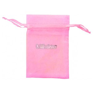 Bolsita de Organza Rosa 9 cm x 7 cm