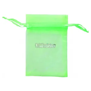 Bolsita de Organza Verde Manzana 9 cm x 7 cm