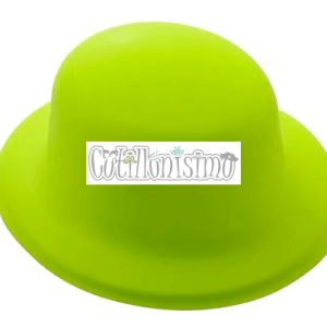 Alternative view of Sombrero Bombin PLASTICO LISO Colores Surtidos