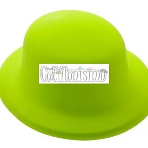 Alternative view of Sombrero Bombin PLASTICO LISO Colores Surtidos