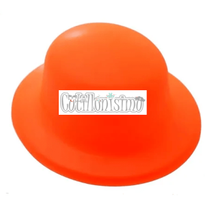 Sombrero Bombin PLASTICO LISO Colores Surtidos - Imagen 3
