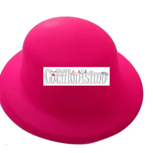 Sombrero Bombin PLASTICO LISO Colores Surtidos - Imagen 4