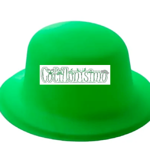 Sombrero Bombin PLASTICO LISO Colores Surtidos - Imagen 5